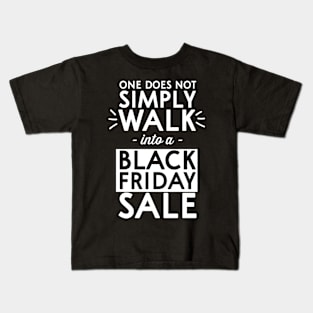 No walk Black Friday sale Kids T-Shirt